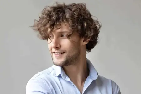 Curly Hair Style Male
